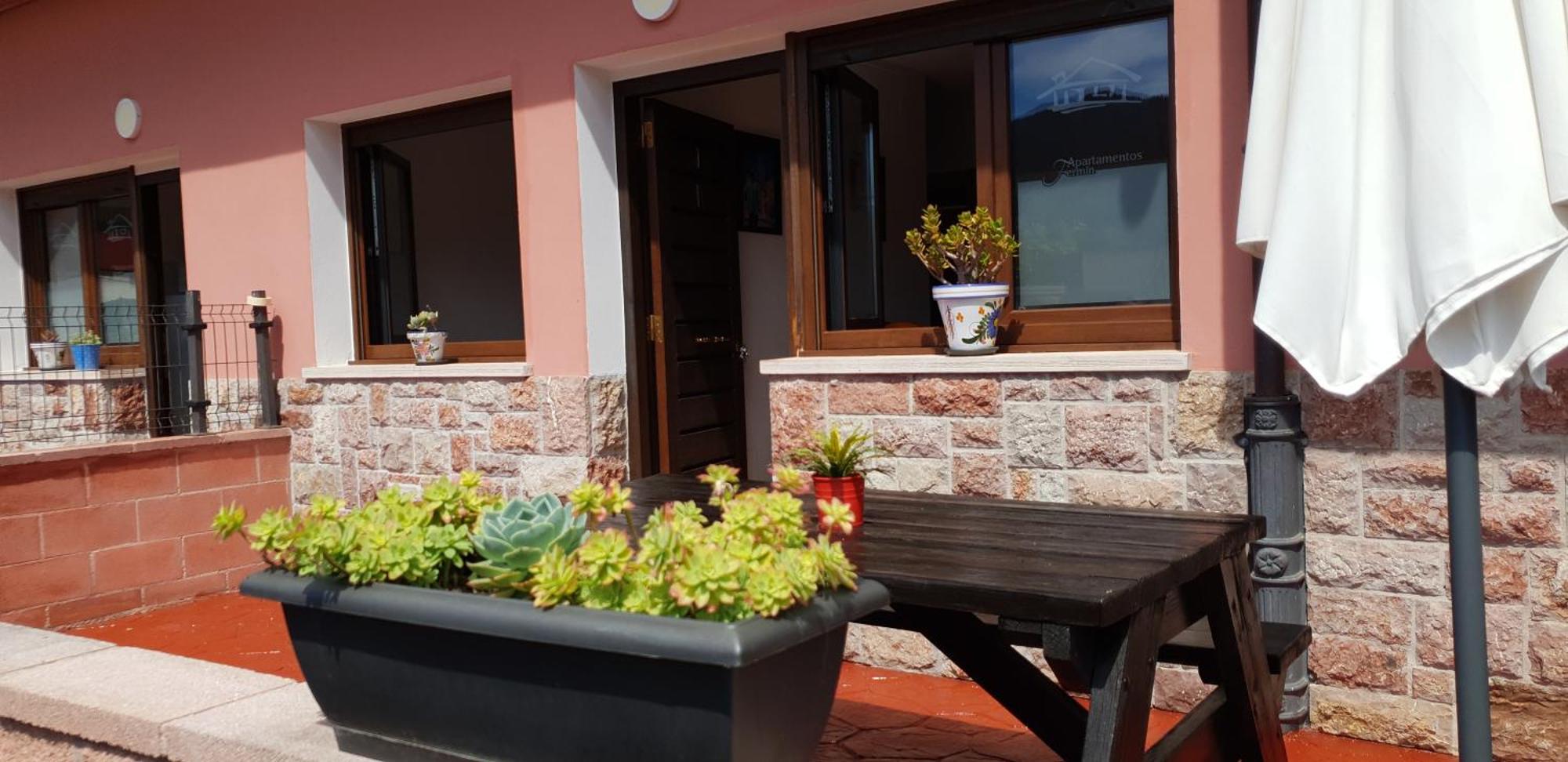 Apartamentos Fermin Cangas de Onis Bagian luar foto